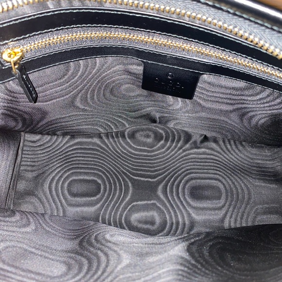 NEW GUCCI SMOOTH LEATHER COSMETIC CASE/CLUTCH - Picture 9 of 10